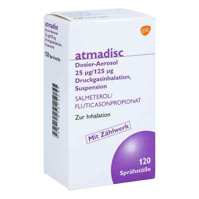 Atmadisc 25μg/125μg 120 stk von GlaxoSmithKline GmbH & Co. KG PZN 01474237