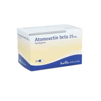 Atomoxetin beta 25 mg Hartkapseln 56 stk von betapharm Arzneimittel GmbH PZN 14244102