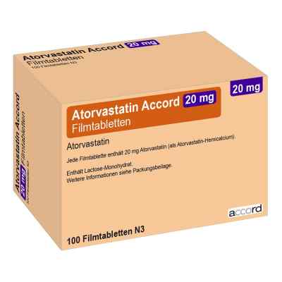 Atorvastatin Accord 20 mg Filmtabletten 100 stk von Accord Healthcare GmbH PZN 13980709