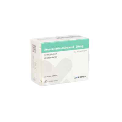 Atorvastatin Axiromed 20 mg Filmtabletten 50 stk von Medical Valley Invest AB PZN 13817257