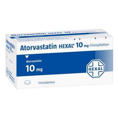 Atorvastatin Hexal 10mg 100 stk von Hexal AG PZN 09122584