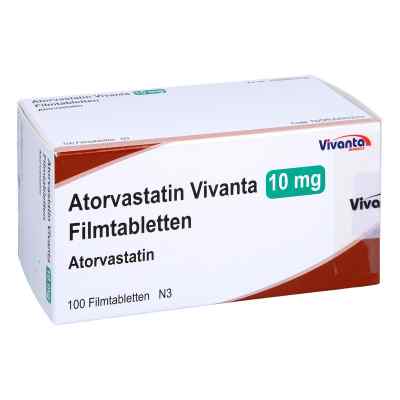Atorvastatin Vivanta 10 Mg Filmtabletten 100 stk von Vivanta Generics s.r.o PZN 16663323