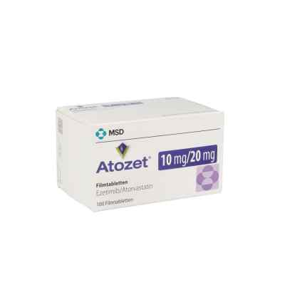 Atozet 10 mg/20 mg Filmtabletten 100 stk von Organon Healthcare GmbH PZN 10538321