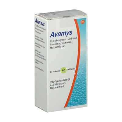 AVAMYS 27,5 Mikrogramm/Sprühstoß 1 stk von GlaxoSmithKline GmbH & Co. KG PZN 01329937