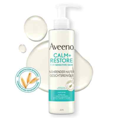 Aveeno Calm+ Restore Nährender Hafer Gesichtsreiniger 