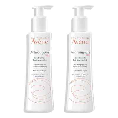 Avene Antirougeurs Clean Beruhig.reinigungsmilch 2x200 ml von PIERRE FABRE DERMO KOSMETIK GmbH PZN 08107254