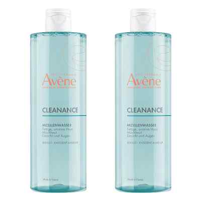 Avene Cleanance Mizellenwasser 2x400 ml von PIERRE FABRE DERMO KOSMETIK GmbH PZN 08104976