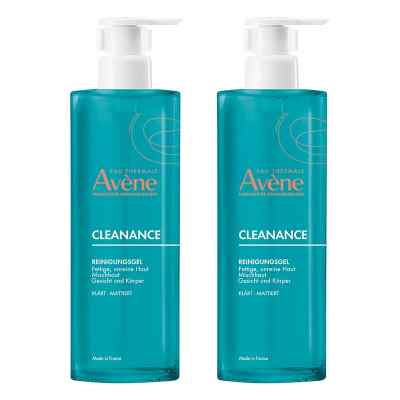 Avene Cleanance Reinigungsgel 2x400 ml von PIERRE FABRE DERMO KOSMETIK GmbH PZN 08107247