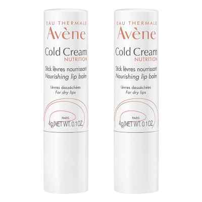 Avene Cold Cream Nutrition Lippenpflegestift 2x4 g von PIERRE FABRE DERMO KOSMETIK GmbH PZN 08105061