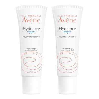 Avene Hydrance Reichhaltig Feuchtigkeitscreme 2x40 ml von PIERRE FABRE DERMO KOSMETIK GmbH PZN 08105039