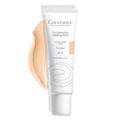 Avène Couvrance Korrigierendes Make–Up Fluid Porzellan 1.0 30 ml von PIERRE FABRE DERMO KOSMETIK GmbH PZN 02024016