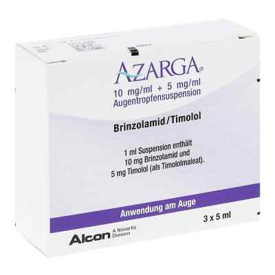 AZARGA 10mg/ml+5mg/ml Augentropfensuspension 3X5 ml von CRANACH-PHARMA GmbH PZN 00672194