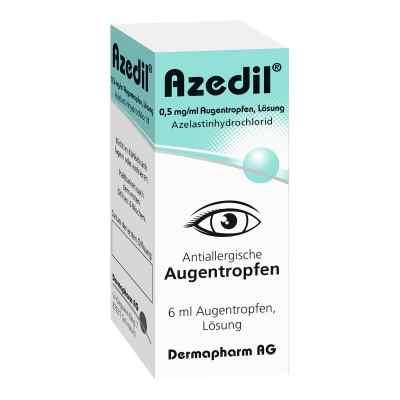 Azedil 0,5 mg/ml Augentropfen Lösung 6 ml von DERMAPHARM AG PZN 14270890