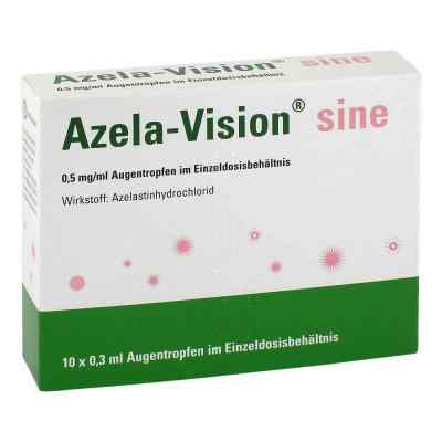 Azela-Vision sine 0,5 mg/ml Augentropfen i.Einzeldosis. 10X0.3 ml von OmniVision GmbH PZN 02498263