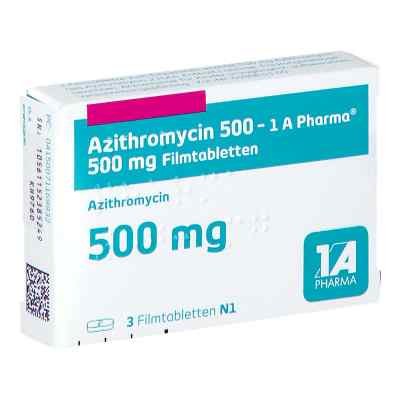 Azithromycin 500-1A Pharma 3 stk von 1 A Pharma GmbH PZN 07116993