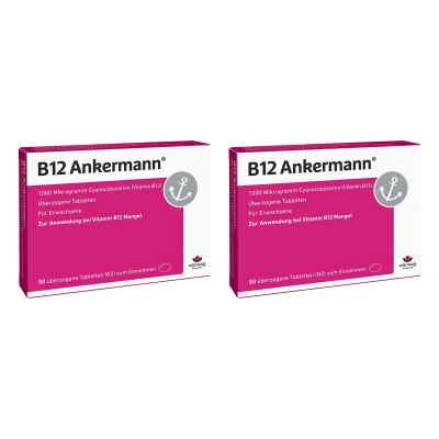 B12 Ankermann überzogene Tabletten 2x50 stk von Wörwag Pharma GmbH & Co. KG PZN 08106473
