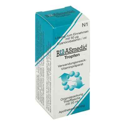 B12 Asmedic Tropfen zum Einnehmen 20 ml von Dyckerhoff Pharma GmbH & Co.KG PZN 01888039