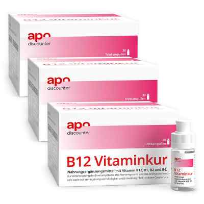 B12 Vitaminkur Trinkampullen von apodiscounter 3x30x7 ml von apo.com Group GmbH PZN 08102533