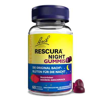 Bachblüten Original Rescura Night Gummis Beere 60 stk von Nelsons GmbH PZN 18198936