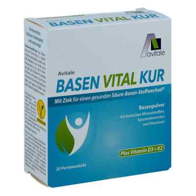 Basen Vital Kur+vitamin D3+k2 Pulver 20 stk von Avitale GmbH PZN 14819005