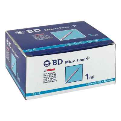 BD Micro-Fine+ U 40 Insulin Spr. 12,7 mm 100X1  von embecta GmbH PZN 04400127