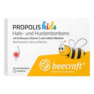 Beecraft Kids Propolis Hals- Und Hustenbonbons 24 stk von Hansa Naturheilmittel GmbH PZN 19641753