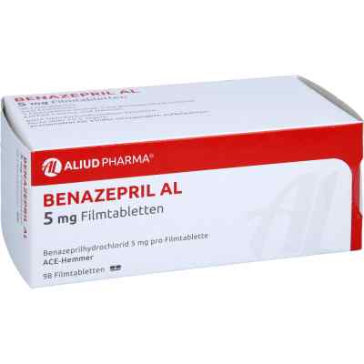 Benazepril AL 5mg 98 stk von ALIUD Pharma GmbH PZN 04351682