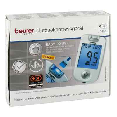 Beurer Gl40 mg/dl Blutzuckermessgerät codefree