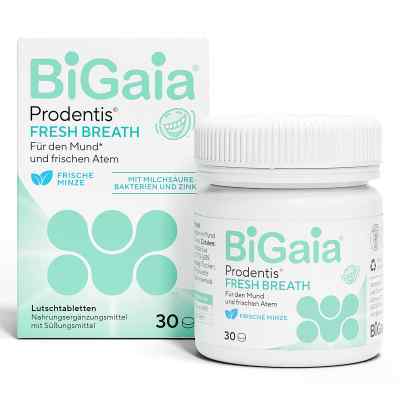 BiGaia® Prodentis® Fresh Breath Lutschtabletten 30 stk von BiGaia Germany GmbH PZN 20038246