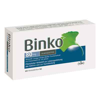 Binko 80mg 60 stk von Klinge Pharma GmbH PZN 09921954