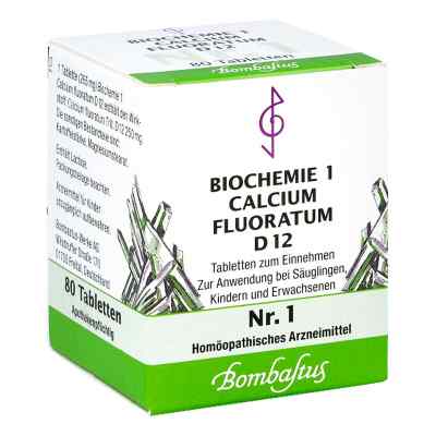 Biochemie 1 Calcium fluoratum D12 Tabletten 80 stk von Bombastus-Werke AG PZN 04324917