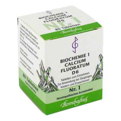 Biochemie 1 Calcium fluoratum D6 Tabletten 80 stk von Bombastus-Werke AG PZN 04324610
