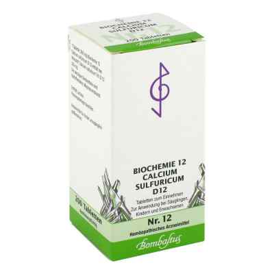 Biochemie 12 Calcium sulfuricum D12 Tabletten 200 stk von Bombastus-Werke AG PZN 01073969
