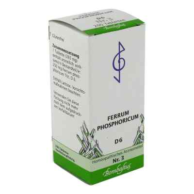 Biochemie 3 Ferrum phosphoricum D6 Tabletten 200 stk von Bombastus-Werke AG PZN 03093686