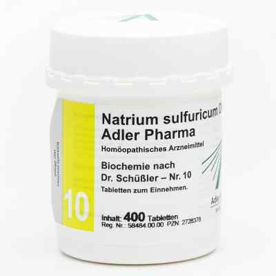 Biochemie Adler 10 Natrium sulf.D6 Adl.ph. Tabletten 400 stk von Adler Pharma Produktion und Vertrieb GmbH PZN 02728378