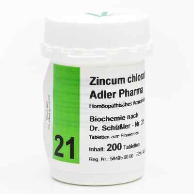 Biochemie Adler 21 Zincum chlor.D12 Adl.p. Tabletten 200 stk von Adler Pharma Produktion und Vertrieb GmbH PZN 00833504