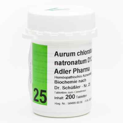 Biochemie Adler 25 Aurum chlor.natr.D12 Tabletten 200 stk von Adler Pharma Produktion und Vertrieb GmbH PZN 00833585