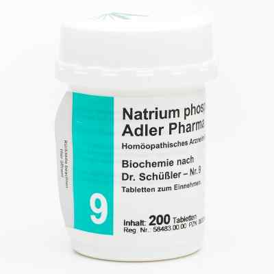 Biochemie Adler 9 Natrium phosphoricum D6 Adl.ph. Tabletten 200 stk von Adler Pharma Produktion und Vertrieb GmbH PZN 00833349