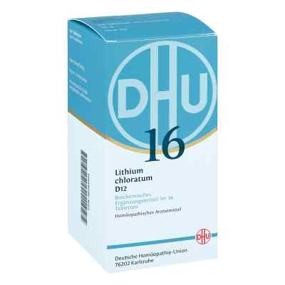 Biochemie Dhu 16 Lithium chloratum D12 Tabletten 420 stk von DHU-Arzneimittel GmbH & Co. KG PZN 06584404