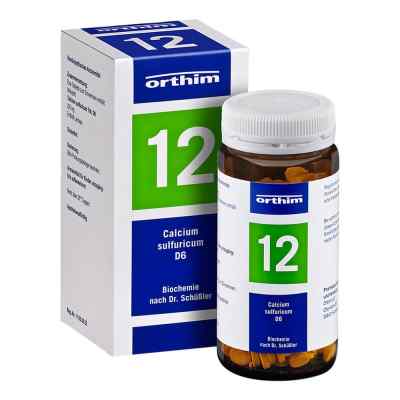 Biochemie Orthim 12 Calcium sulfuricum D6 Tabletten 400 stk von Orthim GmbH & Co. KG PZN 04532308