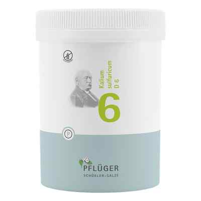 Biochemie Pflüger 6 Kalium Sulfur D6 Tabletten 1000 stk von Homöopathisches Laboratorium Alexander Pflüger Gmb PZN 06319300
