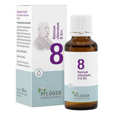 Biochemie Pflüger 8 Natrium chloratum D6 Tropfen 30 ml von Homöopathisches Laboratorium Alexander Pflüger Gmb PZN 06324637