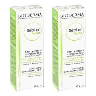 Bioderma Sebium Hydra Creme 2x40 ml von NAOS Deutschland GmbH PZN 08104744