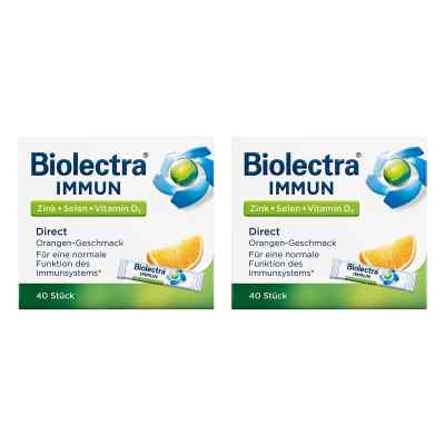 Biolectra Immun Direct Sticks 2x40 stk von HERMES Arzneimittel GmbH PZN 08104565