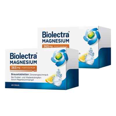 Biolectra Magnesium 365 mg Fortissimum Zitrone 2x40 stk von HERMES Arzneimittel GmbH PZN 08106043