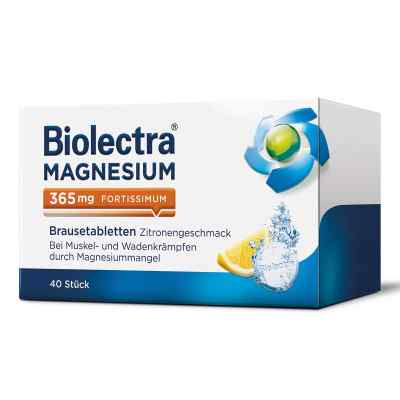 Biolectra Magnesium 365 mg Fortissimum Zitrone 40 stk von HERMES Arzneimittel GmbH PZN 06649552