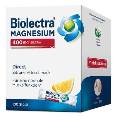 Biolectra Magnesium 400 mg Ultra Direct Zitrone 100 stk von HERMES Arzneimittel GmbH PZN 20113746
