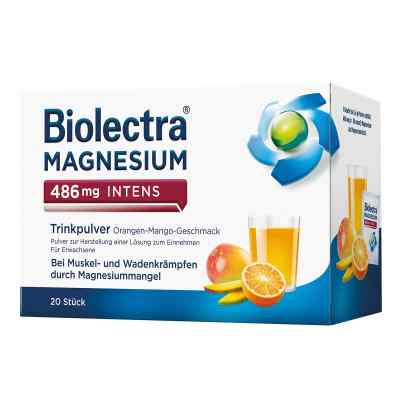 Biolectra Magnesium 486 mg Intens Trinkpulver Orange-Mango 20 stk von HERMES Arzneimittel GmbH PZN 16779764