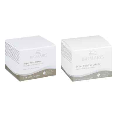 Biomaris Super Rich Cream ohne Parfüm und Super Rich Eye Cream 50+15 ml von BIOMARIS GmbH & Co. KG PZN 08106480