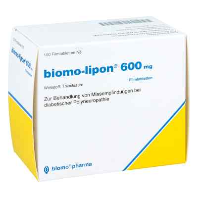 Biomo-Lipon 600 100 stk von biomo pharma GmbH PZN 06897600